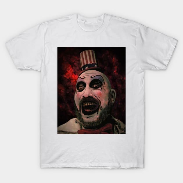 Captain Spaulding T-Shirt by RG Illustration